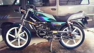 Foto Modifikasi Yamaha RX King Pelek Palang atau Bintang – cetbang.com
