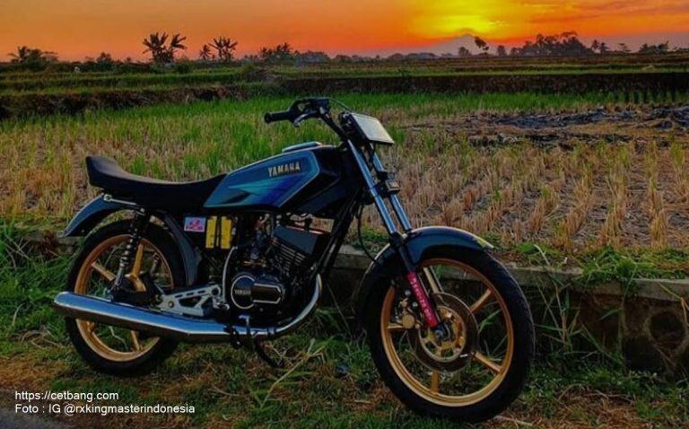 Foto Modifikasi Yamaha RX King Pelek Palang atau Bintang – cetbang.com