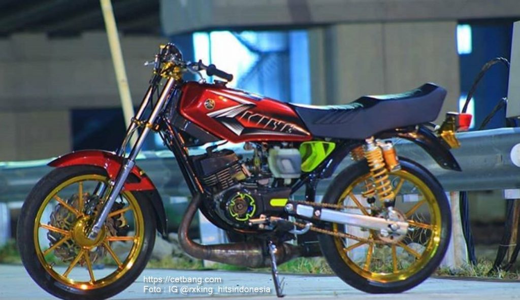 Foto modifikasi Yamaha RX King pelek palang atau bintang