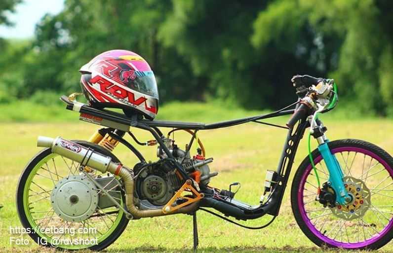 Modifikasi Dragrace Sepeda  Motor  Matic  Terbaru 