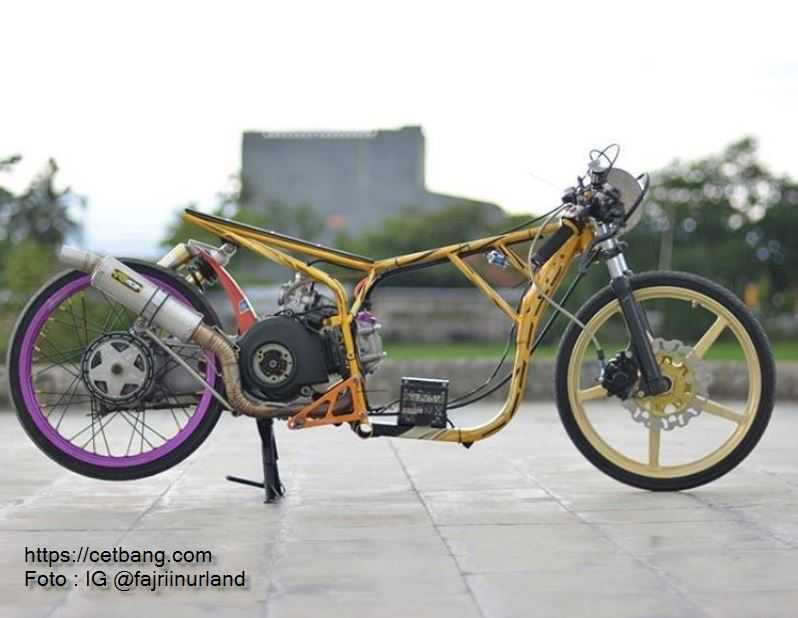 Modifikasi Dragrace Sepeda  Motor  Matic  Terbaru 