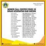 Nomer Call Center Covid-19 Dinas Kesehatan Kabupaten Gresik Berdasarkan Wilayah Perkecamatan.