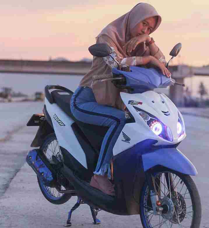 Ootd Hijab Honda Beat