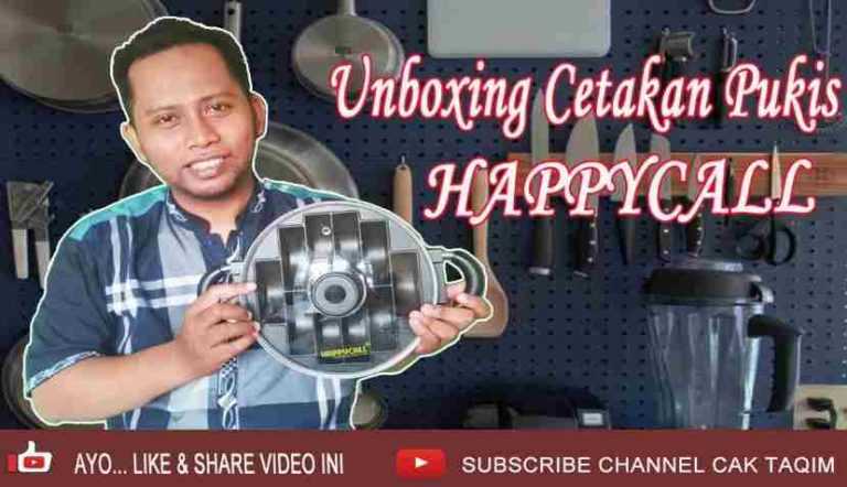 Unboxing Cetakan Pukis HappyCall Untuk Resep Masakan Nurul Hidayah