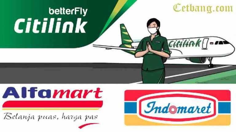 Cara Bayar Tiket Citilink di Indomaret atau Alfamart