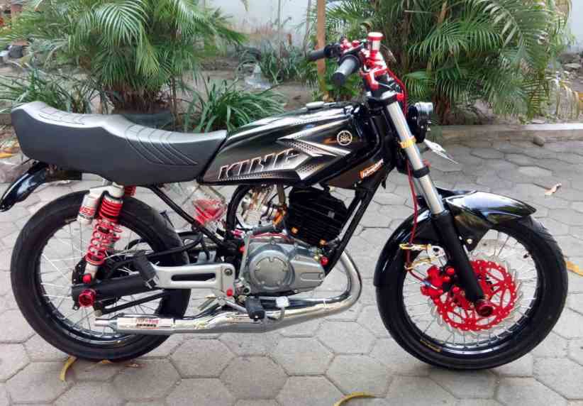 Foto RX King Warna Hitam Modif Simple