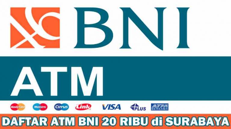 ATM BNI Pecahan 20 Ribu di Surabaya