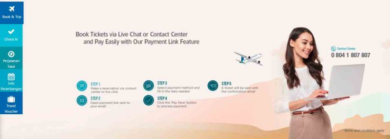 Bayar Tiket Garuda Indonesia Via Payment Link