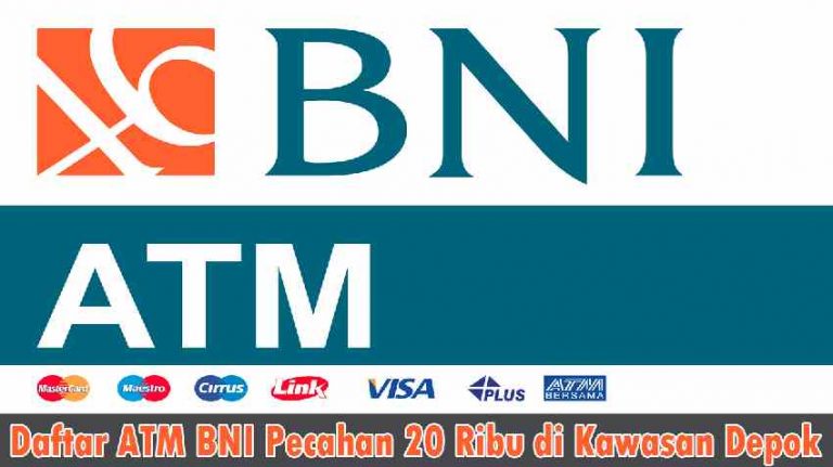 ATM BNI Pecahan 20 Ribu di Kawasan Depok